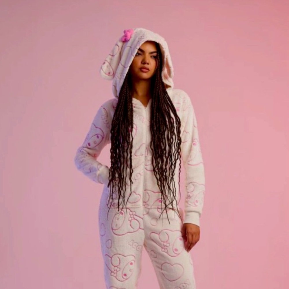 My Melody Pajama Jumpsuit, Hello Kitty and Friends x Forever 21, Size M Women’s